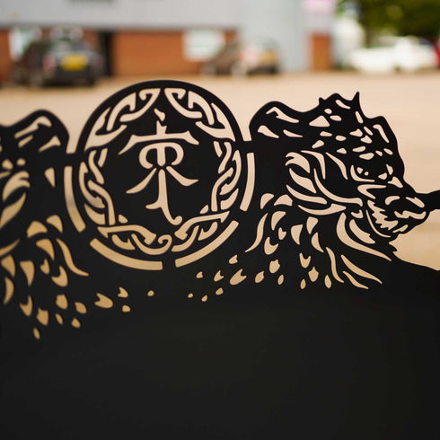 Bespoke Spherical Fire Pit MIDDLE EARTH